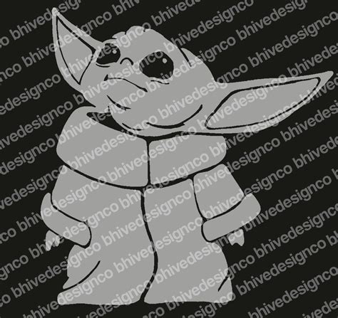 Grogu Svg Baby Yoda Svg Mandalorian Svg Star Wars Svg Cut File Cricut