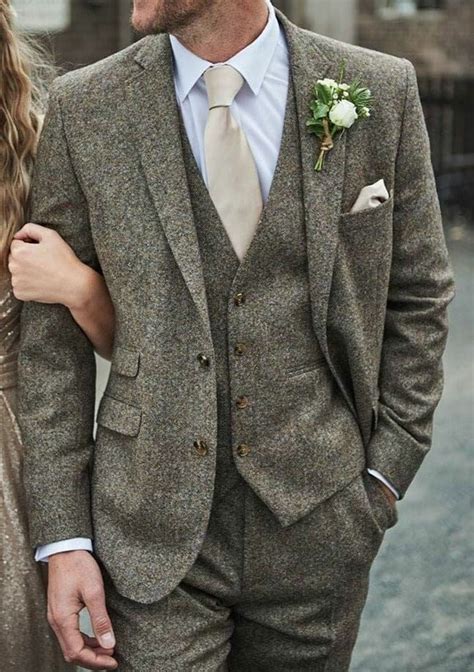 Wedding Wear Groom Suit Men Tweed Suit Elegant Tweed Suit Groom Wear Wedding Day Winter Wedding