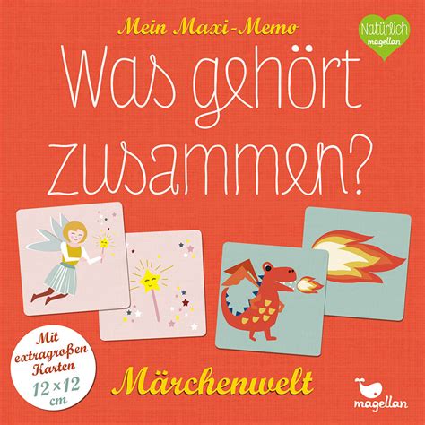 Mein Maxi Memo Was Gehört Zusammen Märchenwelt Magellan Verlag