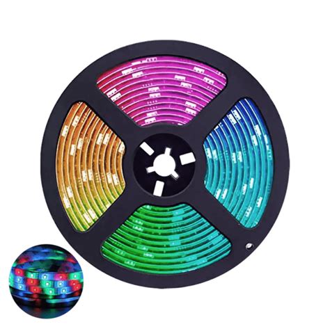 Fita V Rgb C Leds M Silicone Ip Metros Led Rs