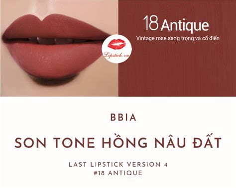 Review Son Bbia Antique M U H Ng N U T Hot Nh T V Xanh