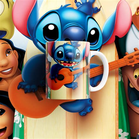 Plantillas Para Sublimar Tazas Lilo Stitch Storesublimaci N