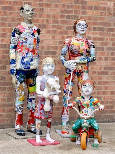 Michelle Reader Skulpturen Upcycling Schaufensterpuppe
