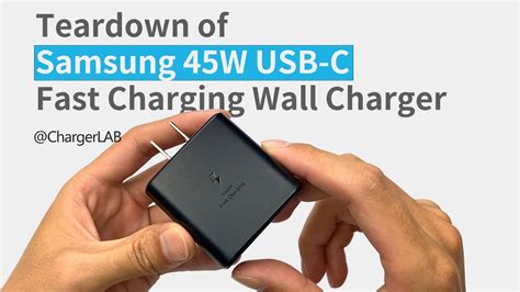 Teardown Of Samsung 45w Usb C Fast Charging Wall Charger Youtube