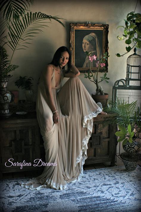 Bridal Nude Mesh Nightgown Backless Wedding Lingerie Embroidered Lace Trim Honeymoon Sleepwear