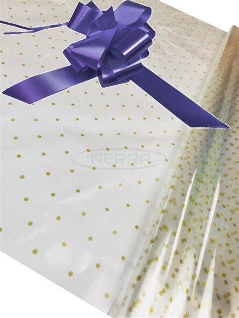 Hamper Cellophane Wrap With Bow