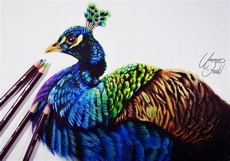 Peacock Derwent Coloursoft Pencils By F A D I L On Deviantart