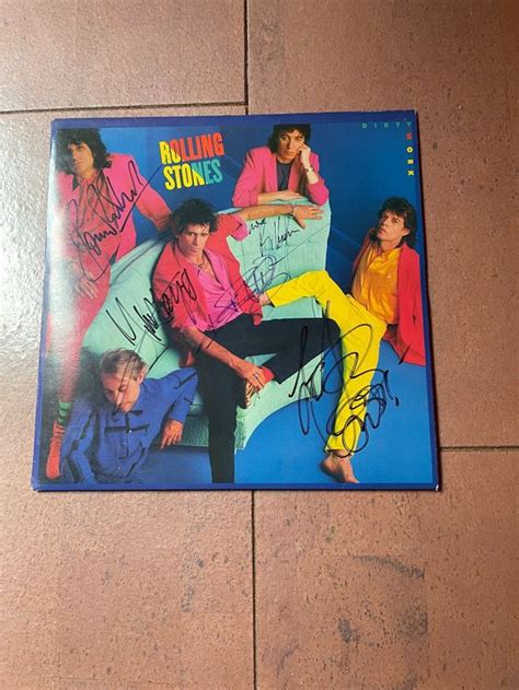 Signierte LP Von Den Rolling Stones Von Allen 5 Signiert Kaufen Auf