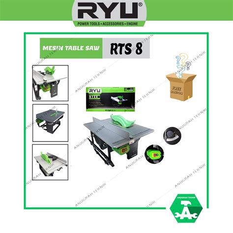 Jual Ryu Table Saw Rts Mesin Gergaji Kayu Meja Inch Ryu By Tekiro