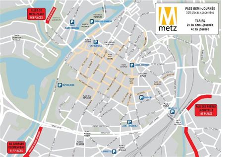 Plan De Metz Voyages Cartes