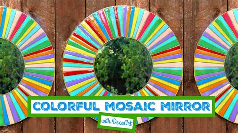 Diy Mosaic Mirror Youtube