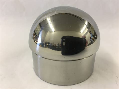 Brassfinders Polished Stainless Domed End Cap 2in