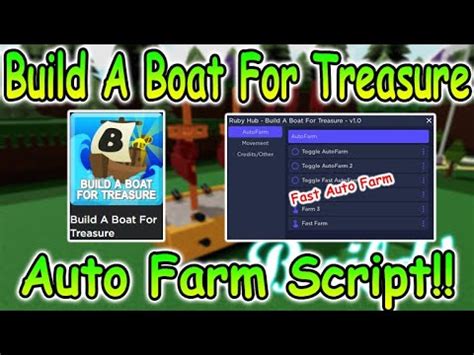 Roblox Build A Boat For Treasure Script Auto Farm Gui More