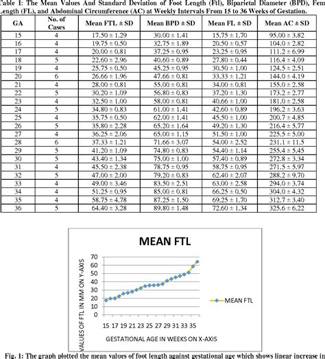 Fetal Gestation Chart A Visual Reference Of Charts Chart Master