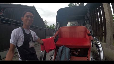 4K Part 1 Rickshaw Ride In Kyoto Japan With Very Funny And Chatty