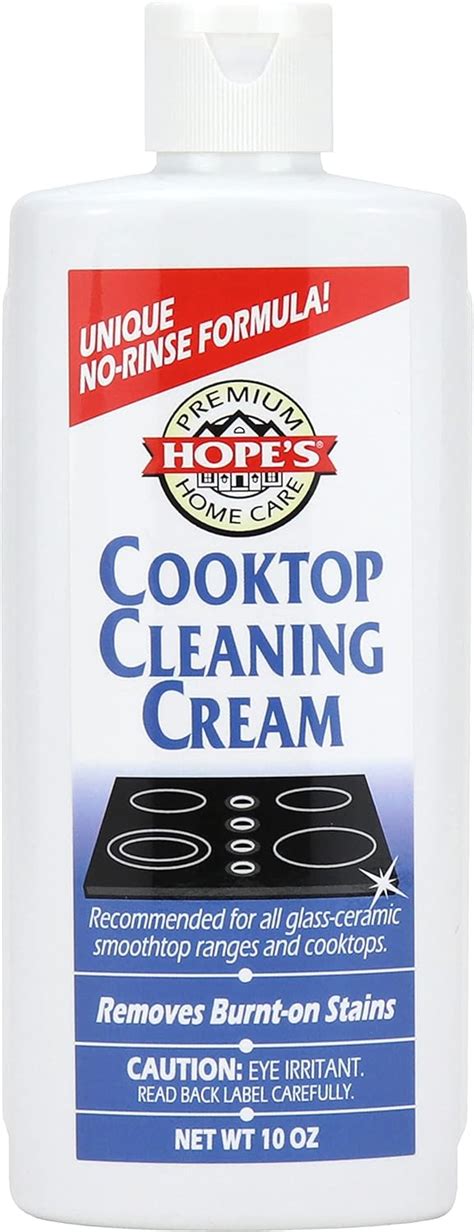 Buy Hopes Cooktop Cleaning Cream Fast Acting No Rinse Cooktop Cleaner For Glass Top Stoves