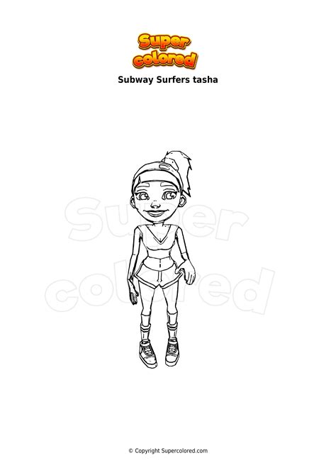 Coloriage Subway Surfers Tasha Gym Supercolored The Best Porn Website