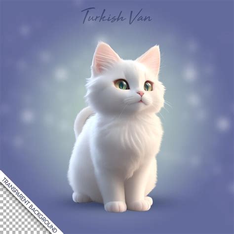 Premium PSD | Psd cat chibi style transparent background