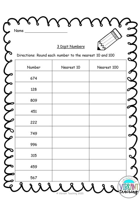 Rounding To The Nearest Tens And Hundreds