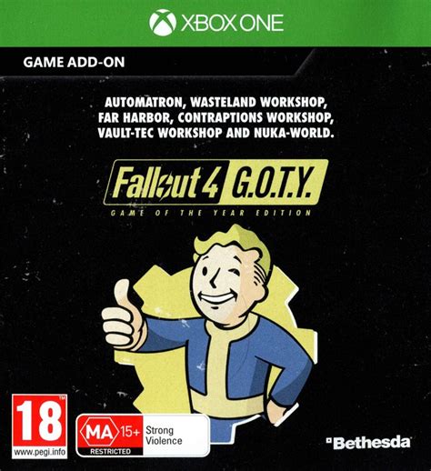 Fallout Game Of The Year Edition Xbox One Box Cover Art