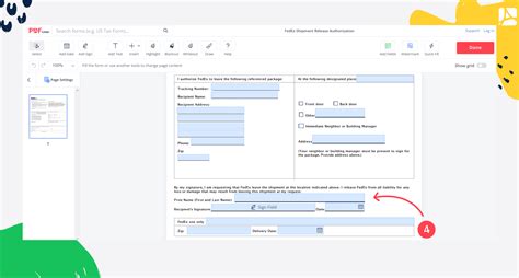 Fedex Shipment Release Authorization Pdf Blank — Pdfliner