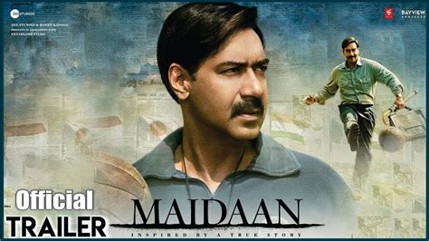 Maidaan Official Trailer Maidaan Trailer Ajay Devgan Keerthy Suresh Bonnie Kapoor Youtube