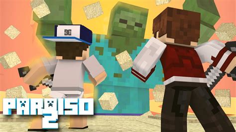 Minecraft PARAÍSO 2 50 LUTANDO CONTRA GIGANTES YouTube