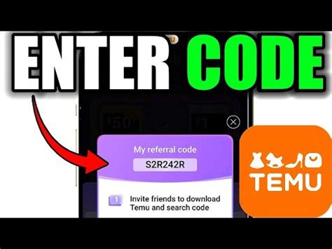 Enter Temu Referral Codes Full Guide Youtube