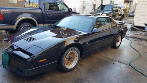 1988 Gta Pontiac Firebird Trans Am Black Tan Leather Gold Rims 57 L