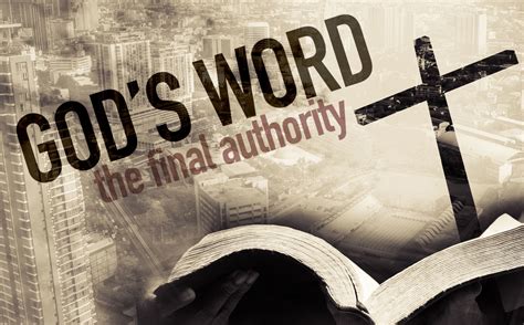 Gods Word The Final Authority Interchurch Holiness Convention