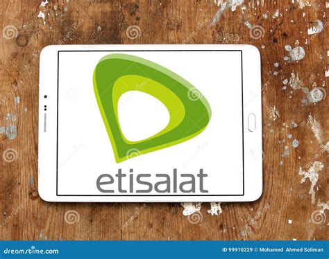 Etisalat Telecommunication Company Logo Editorial Stock Image - Image of asia, headquartered ...