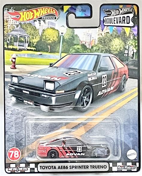 HOT WHEELS BOULEVARDTOYOTA AE86 SPRINTER TRUENO ADVAN Railwayfan