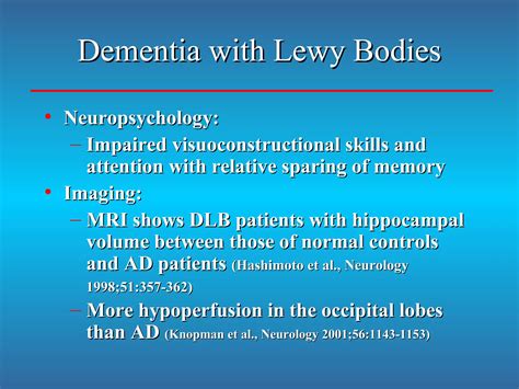 Lewy Body Dementia Ppt