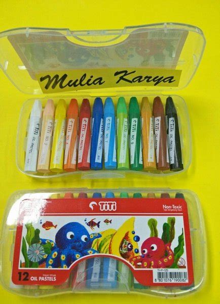 Jual Crayon Krayon Titi 12 Warna Oil Pastel Di Lapak Mulia Karya BL