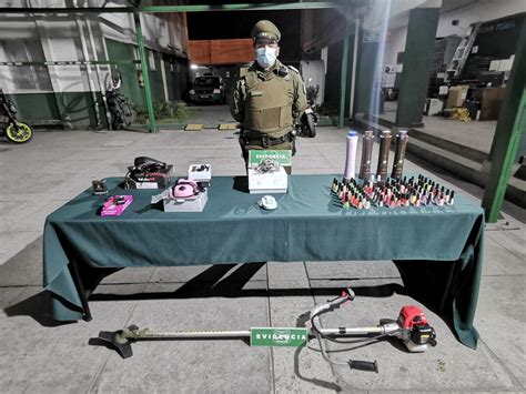 Nuevamente La Pronta Acci N De Carabineros Logra Detener A Sujetos