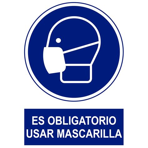 SeÑal Homologada De Obligatorio Usar Mascarilla Ambar Itc