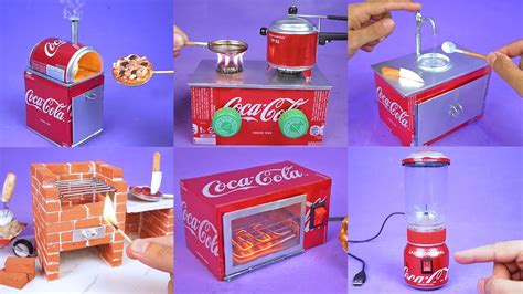 Increíbles Miniaturas de Cocina hechas con latas de refresco YouTube