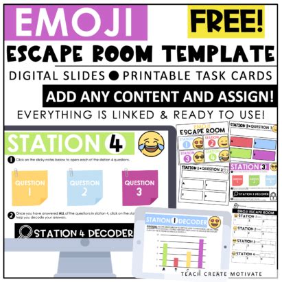 Emoji Escape Room - Teach Create Motivate