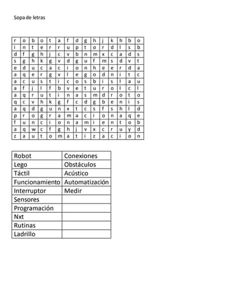 Sopa De Letras Informatica Pdf