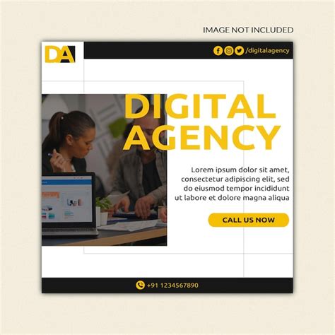 Premium Psd Digital Agency Social Media Post Template 10