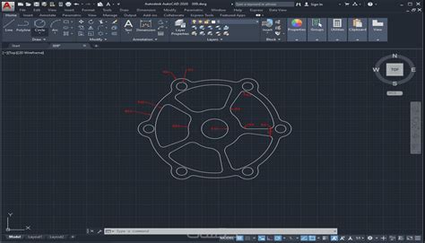 تحويل رسم يدوي الى Autocad 2d خمسات