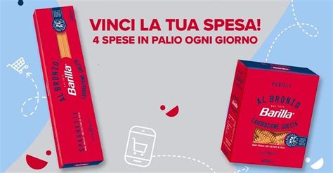 Concorso Barilla Vinci La Tua Spesa Ogni Giorno Spese In Palio