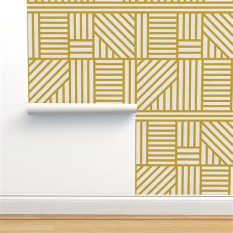 gold metallic lines Wallpaper | Wallpaper, Lines wallpaper, Mural wallpaper