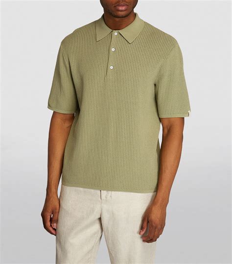 Rag Bone Knit Nolan Polo Shirt Harrods US