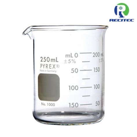 Vaso De Precipitado De Ml Pyrex Recitec