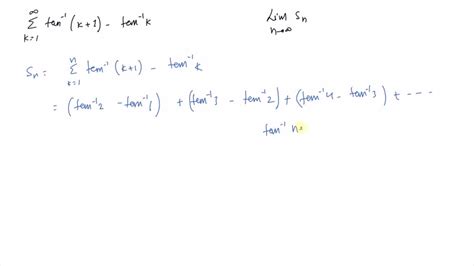 Solvedfind A Formula For The Nth Term Of The Sequence Of Partial Sums Sn Then Evaluate Lim