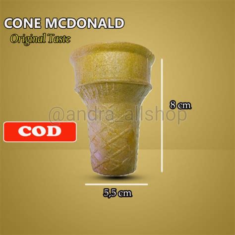 Jual CONE ES KRIM MCD 5 5CM 300 PCS Shopee Indonesia