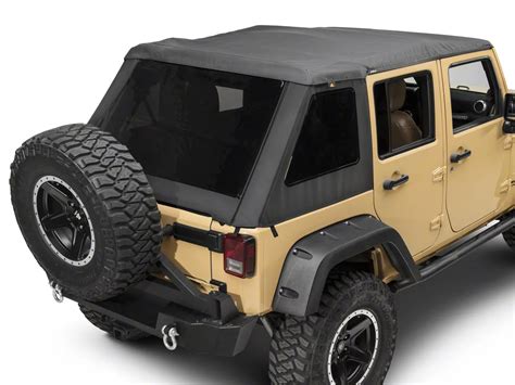 Bestop Jeep Wrangler Trektop Nx Glide Soft Top Black Diamond