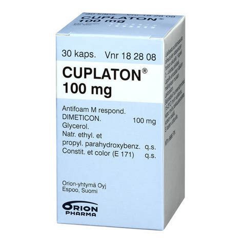 Cuplaton 100 Mg Kapseli Yliopiston Verkkoapteekki