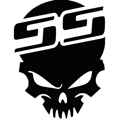 Chevy SS Skull Decal